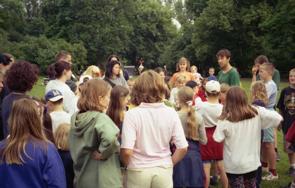 D�tsk� den Sokola Libe� v parku ,,U stud�nky