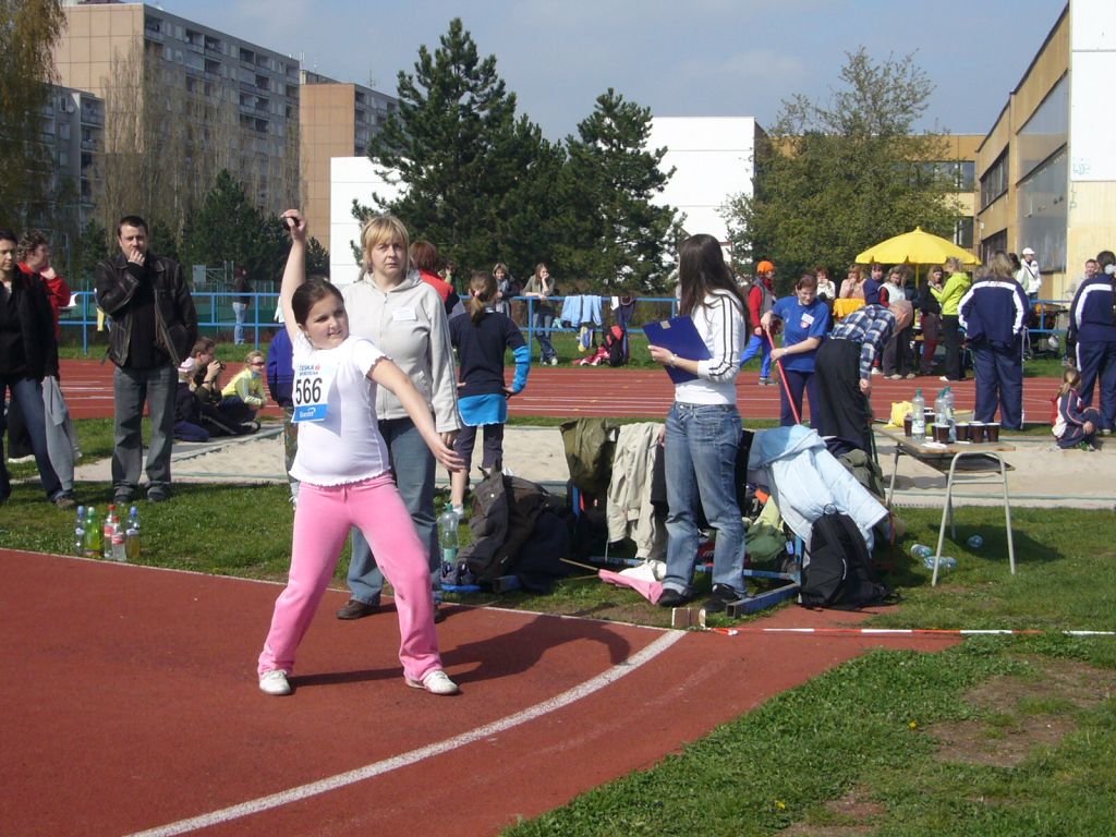 P�ebor Prahy - atletika - ��kyn� kategorie II 20.4.2008