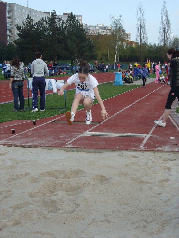 P�ebor Prahy - atletika - ��kyn� kategorie II 20.4.2008