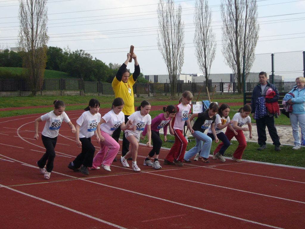 P�ebor Prahy - atletika - ��kyn� kategorie II 20.4.2008