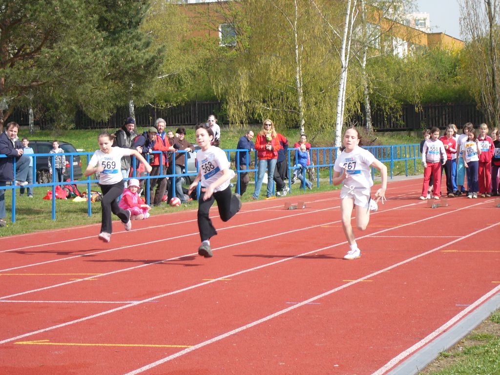 P�ebor Prahy - atletika - ��kyn� kategorie II 20.4.2008