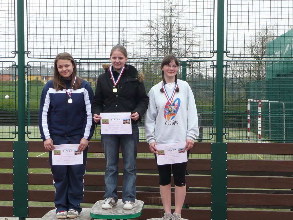 P�ebor Prahy - atletika - dorostenky a �eny 20.4.2008