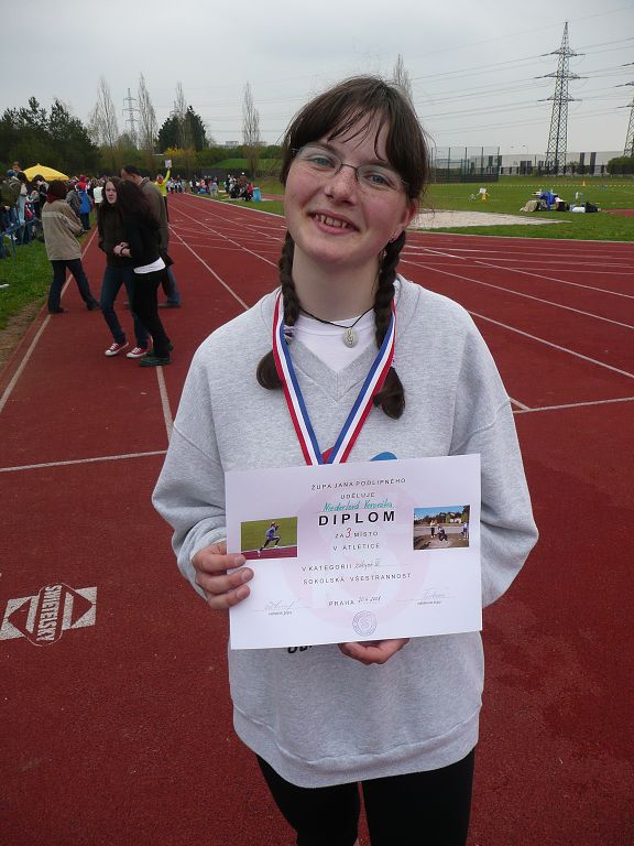 P�ebor Prahy - atletika - dorostenky a �eny 20.4.2008
