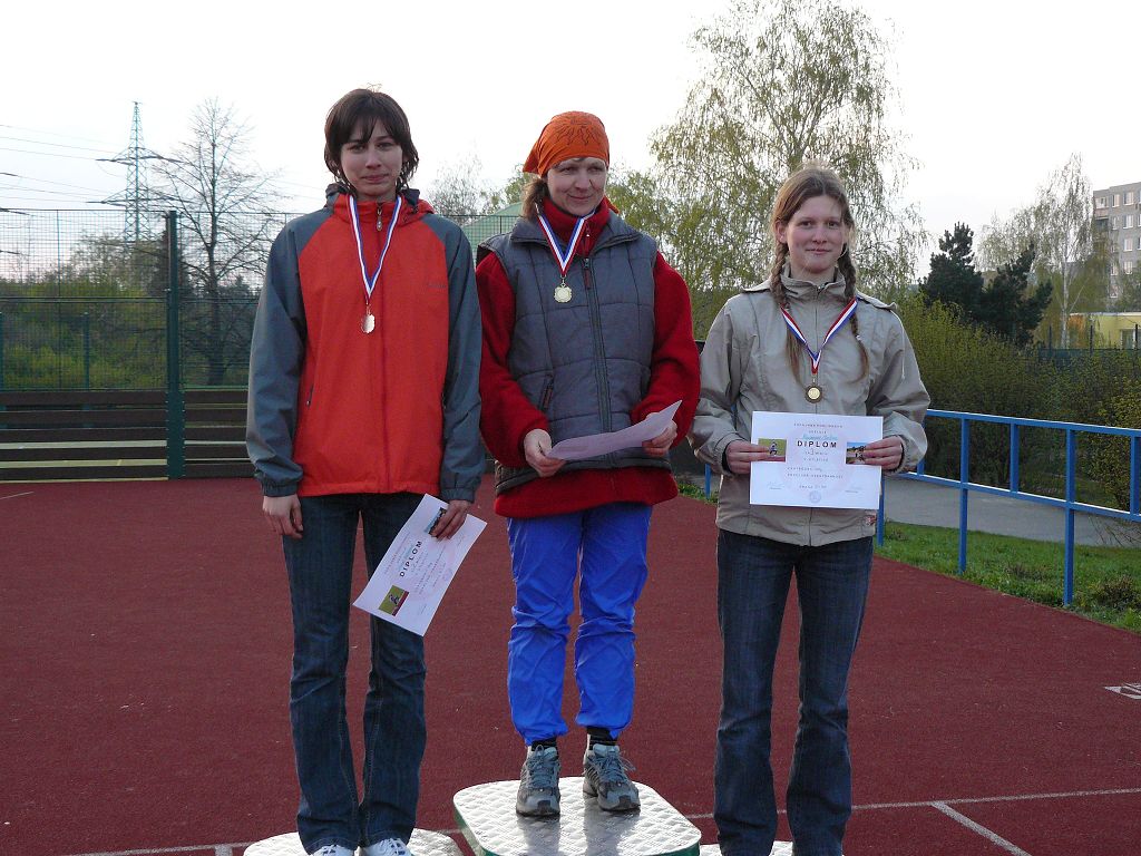 P�ebor Prahy - atletika - dorostenky a �eny 20.4.2008