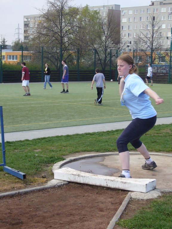 P�ebor Prahy - atletika - dorostenky a �eny 20.4.2008