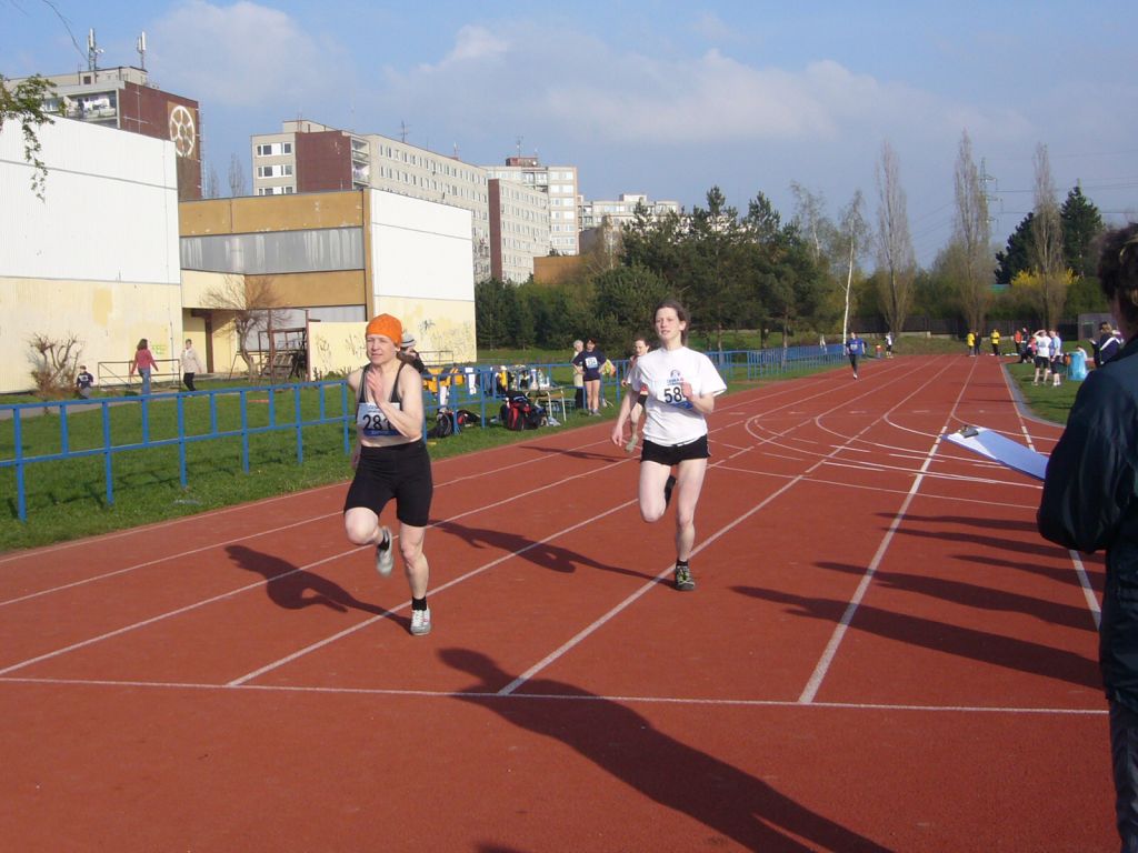 P�ebor Prahy - atletika - dorostenky a �eny 20.4.2008