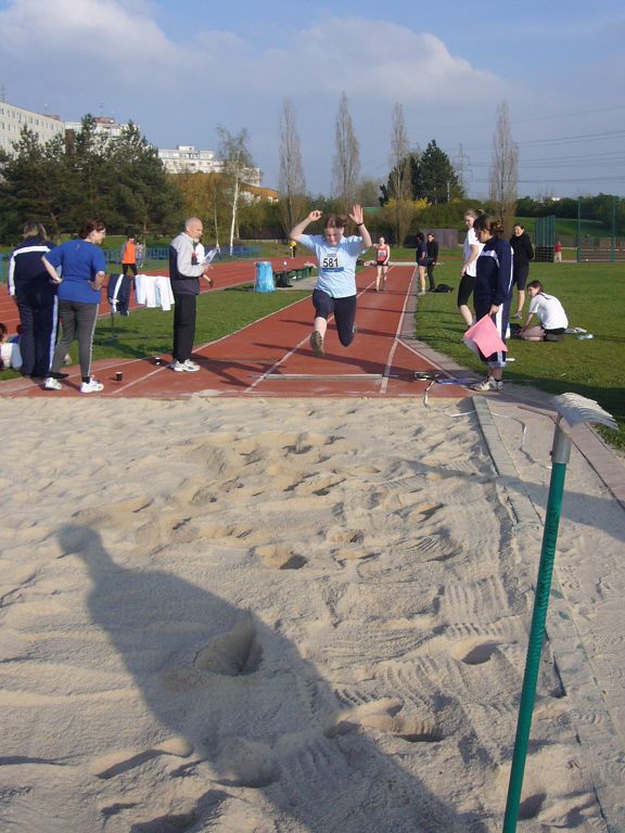 P�ebor Prahy - atletika - dorostenky a �eny 20.4.2008