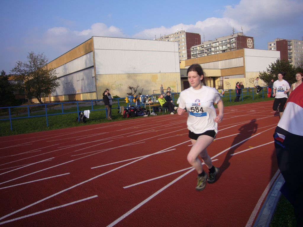 P�ebor Prahy - atletika - dorostenky a �eny 20.4.2008