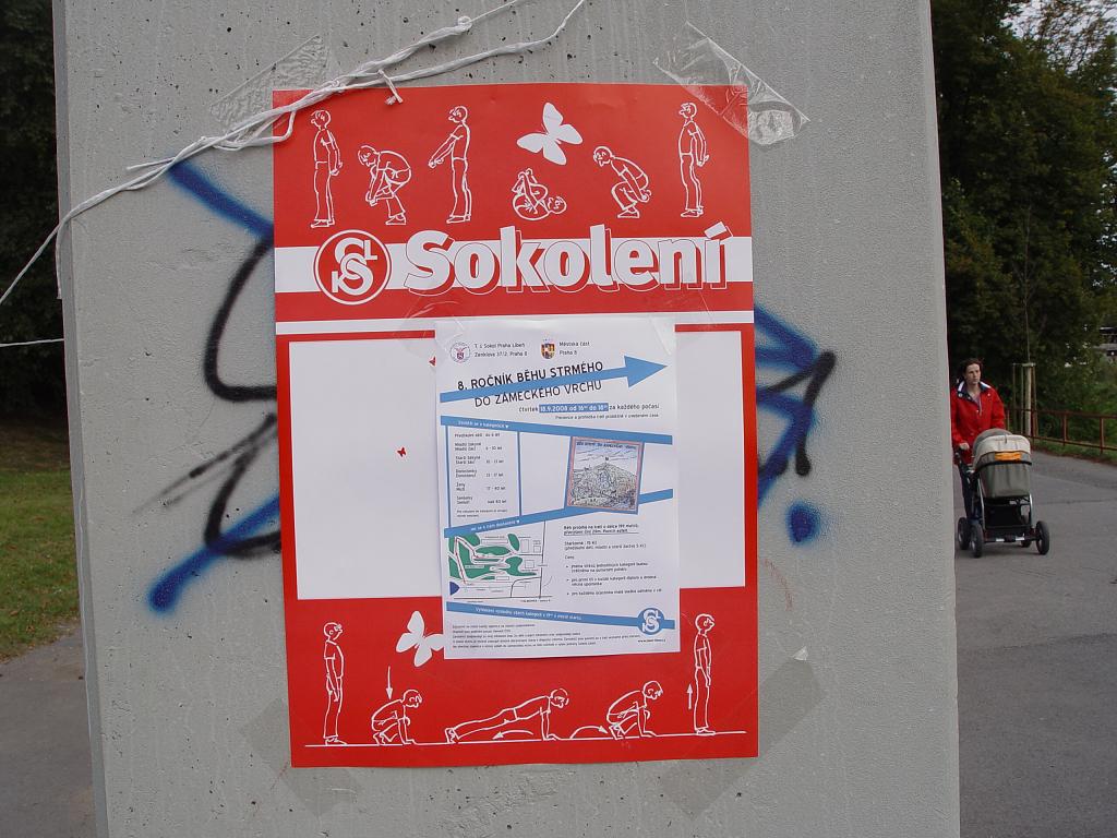 B�h strm� do z�meck�ho vrchu a Sokolen�, 18.9.2008