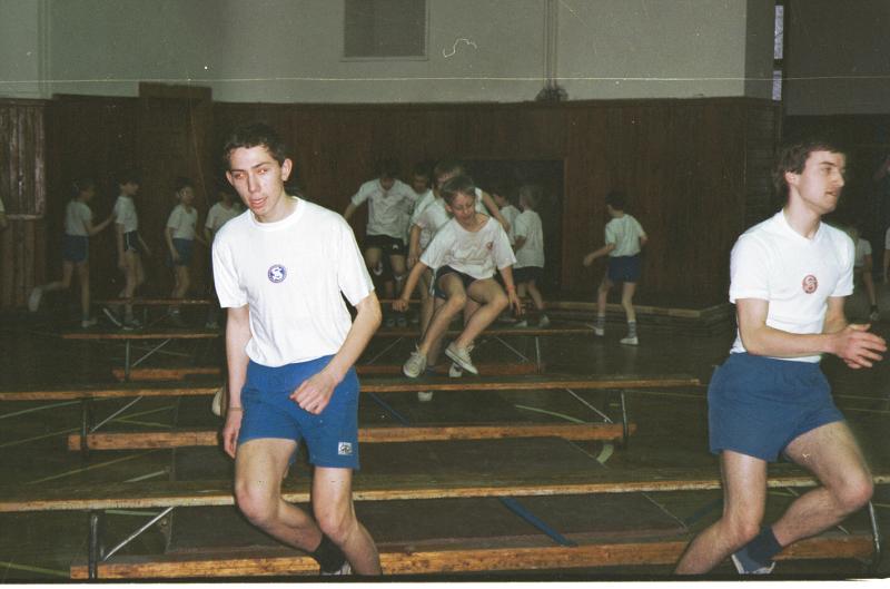Ve�ejn� cvi�ebn� hodina Sokola Praha-Libe� - 20.3.1997