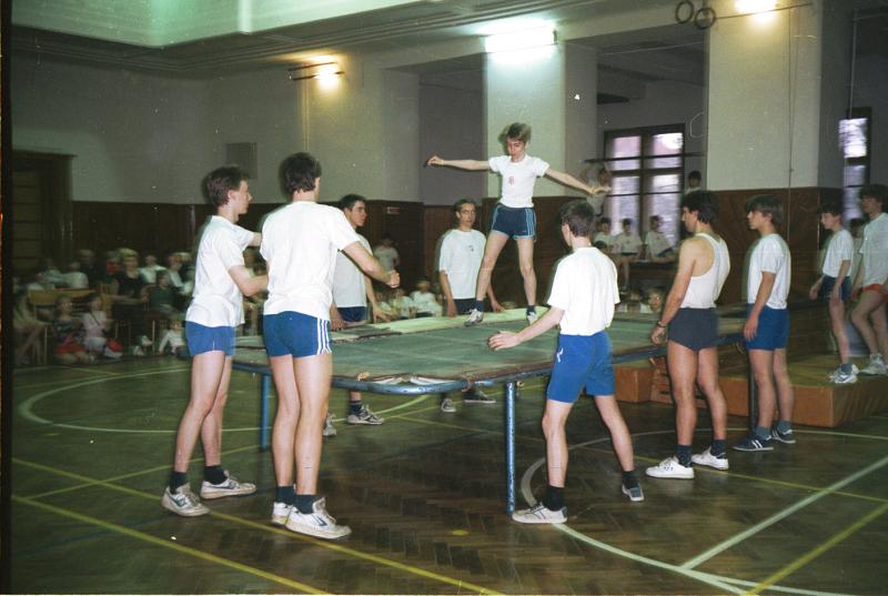 Ve�ejn� cvi�ebn� hodina Sokola Praha-Libe� - 20.3.1997