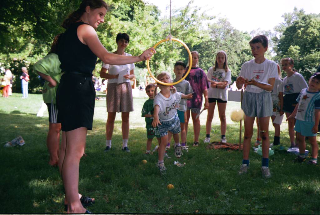 D�tsk� den Sokola Libe� v parku ,,U stud�nky