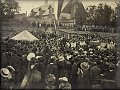 polo�en� z�kladn�ho kamene sokolovny r. 1909 