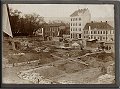 stavba libe�sk� sokolovny r. 1909